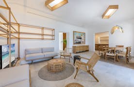 Mallorca accommodation - Villa Barcares - Cosy seaside living room sea view villa Barcares Mallorca