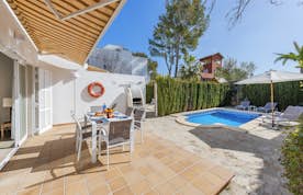 Grande terrasse villa Marisol de luxe avec piscine privée Mallorca
