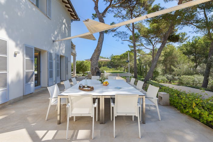Large terrace sea views Private pool villa Lion Mallorca