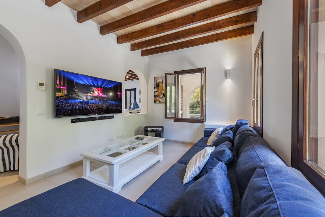 Mallorca accommodation - Villa Mal Pas Beach - Tv room in Villa Mal Pas beach in mallorca