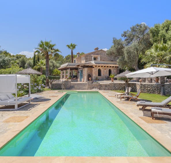 Mallorca alojamiento - Villa Sant Marti - piscina casa sant marti mallorca