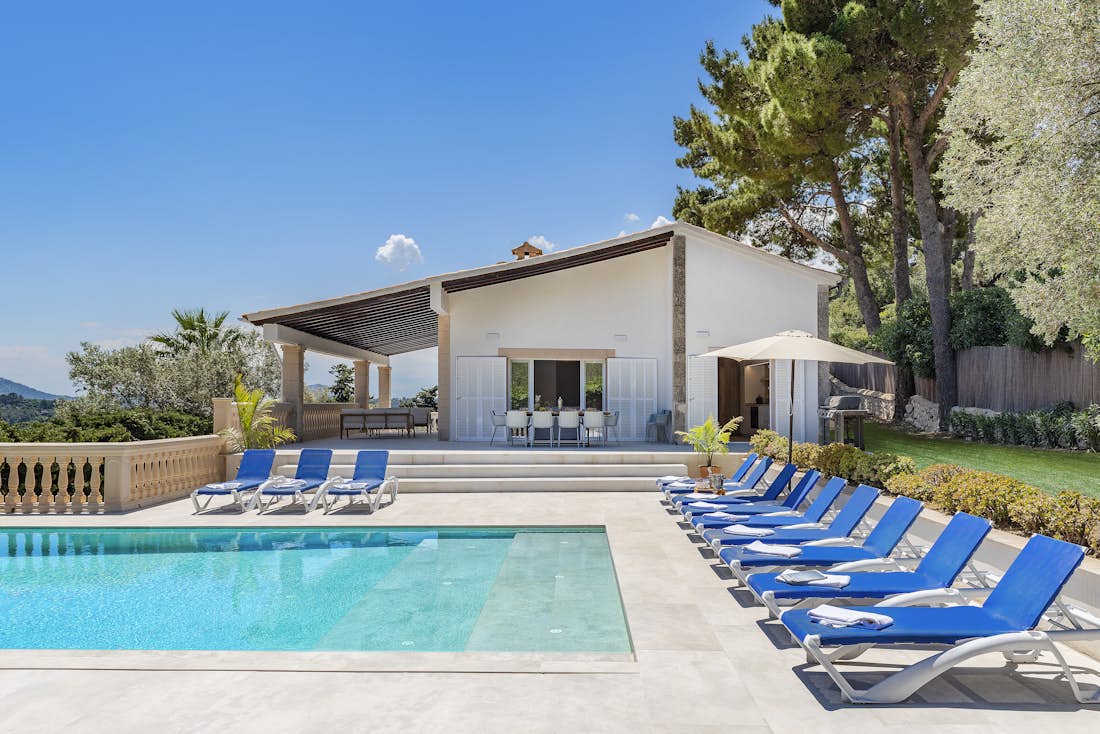 piscine privée villa Es Vila de luxe familial Mallorca