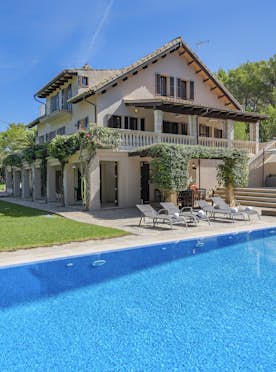 Mallorca accommodation - Villa Mal Pas Beach - opulent private swimming pool ocean view mediterranean villa Mal Pas Beach Mallorca