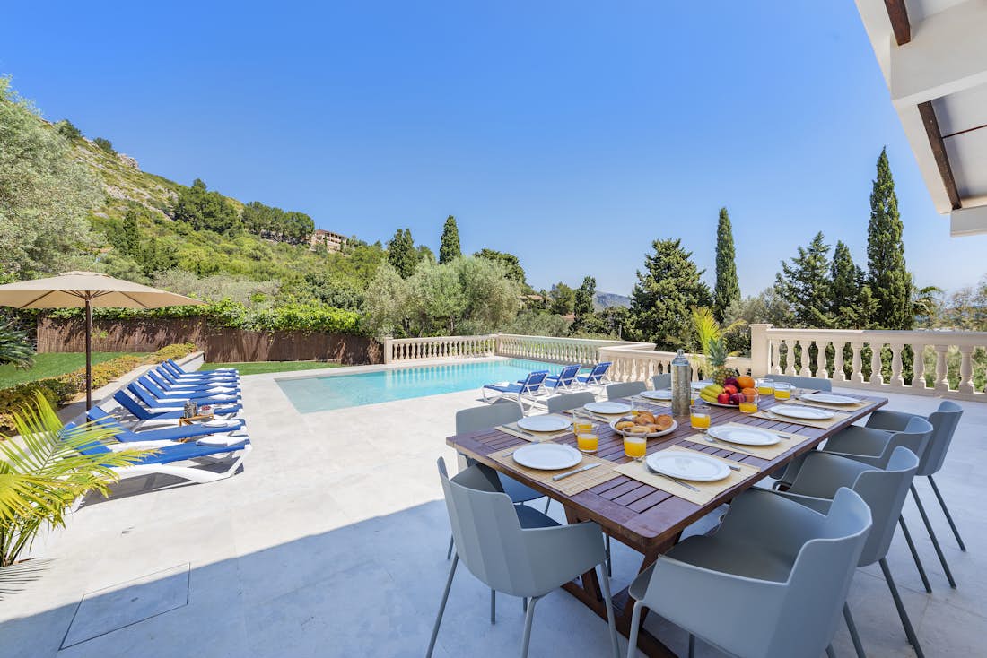 Mallorca accommodation - Villa Es Vila - private swimming pool with Mountain views villa Es Vila in Mallorca