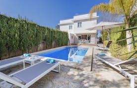 Large terrace sea views Private pool villa Maricel Mallorca