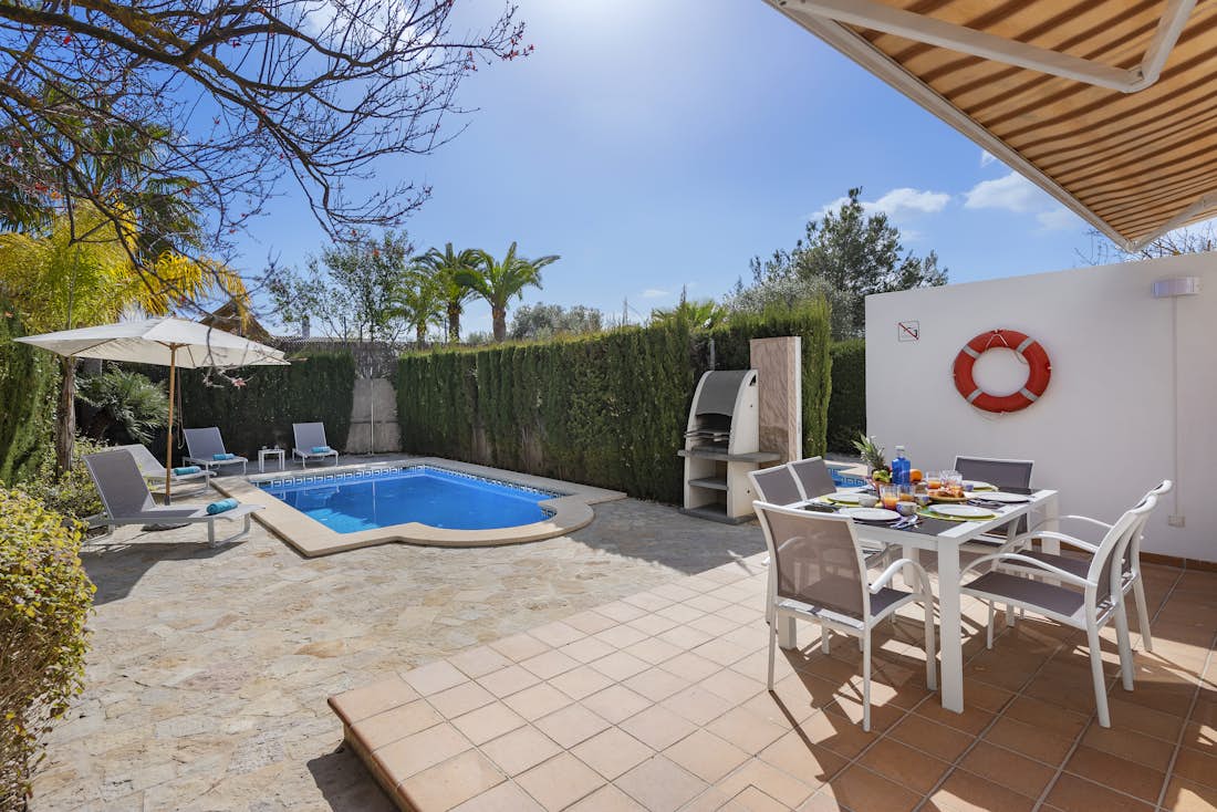 Mallorca accommodation - Villa Maricel - Large terrace in Private pool villa Maricel in Mallorca