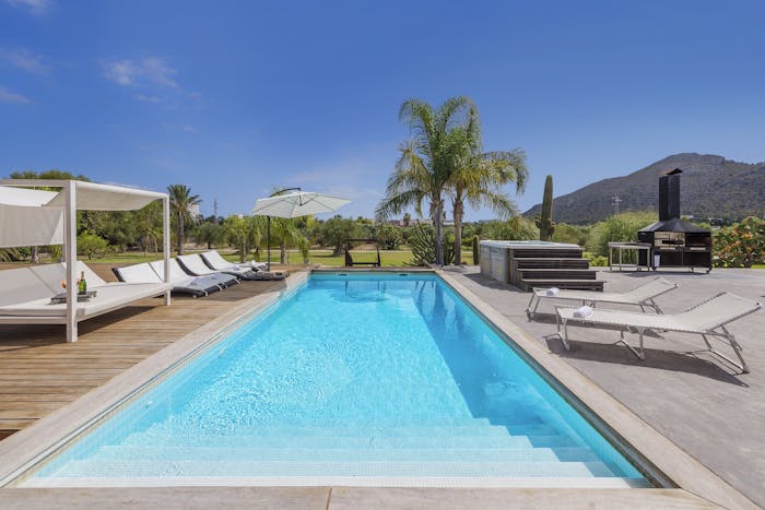 piscine privée villa Villa Oliva de luxe avec vues sur la montagne Mallorca