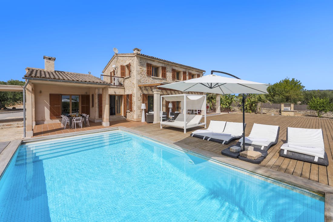 Majorque location - Villa Oliva - une piscine privée dans le villa Villa Oliva de luxe avec vues méditerranéennes à Mallorca