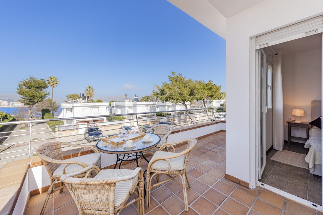 Majorque location - Villa Marisol - Une grande terrasse dans le villa Marisol familial à Mallorca