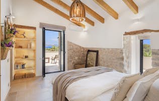 Majorque location - Villa Sant Marti - Chambre double moderne salle de bain Casa Sant Marti Mallorca