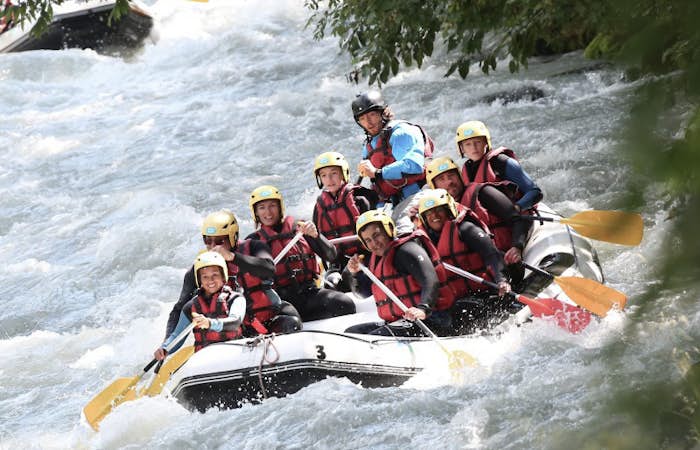 White water sports activity in Peisey-Vallandry