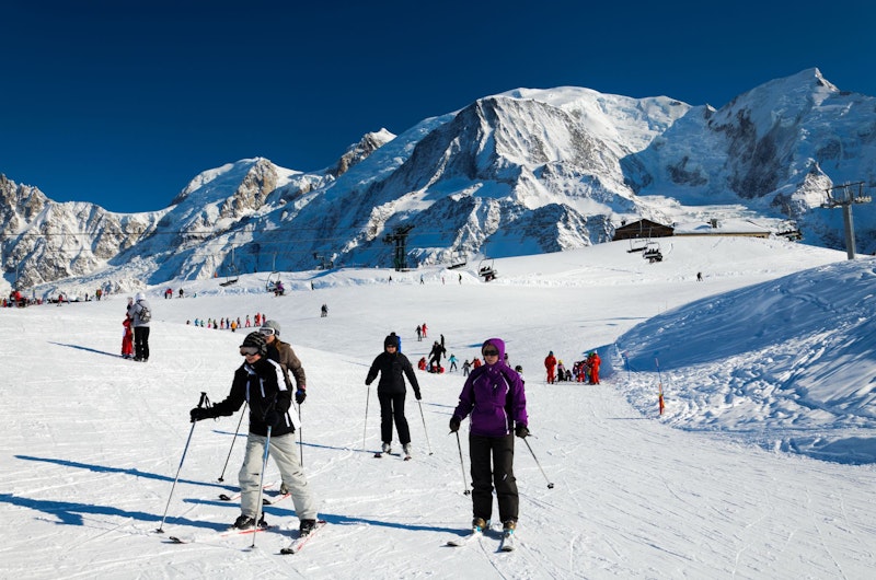 Chamonix slopes are the best ski resort in France