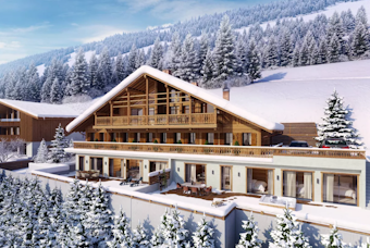 Luxury chalets and apartments in the charming Petit Chatel - Le Hameau d'Ourea