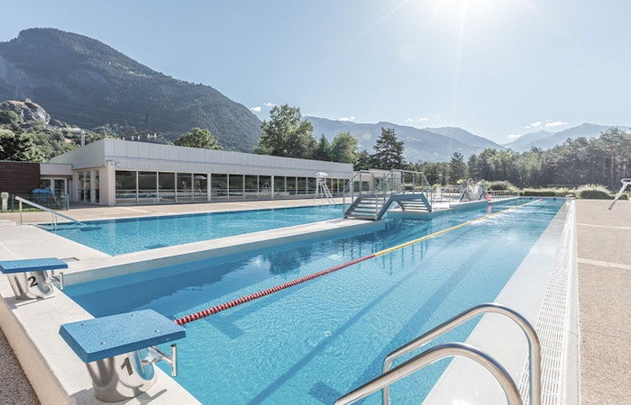 A swimming pool in a nautical centre in Les Arcs