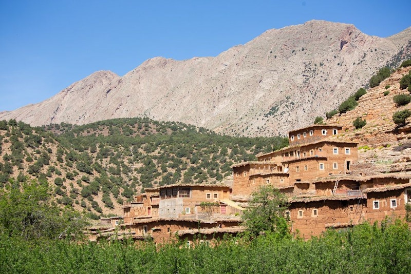 Typical Berber village in the Aït Bouguemez valley from Anywhere We Roam